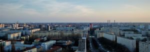 Panoramablick über Berlin vom Hochhausdach bei der Foto-Tour mit go2know
