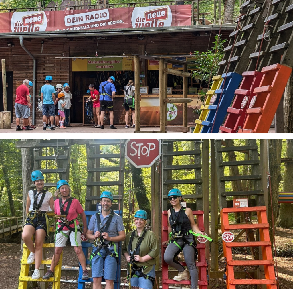 Fun Forest Kandel in der Pfalz - ein Kletterpark mitten im Wald