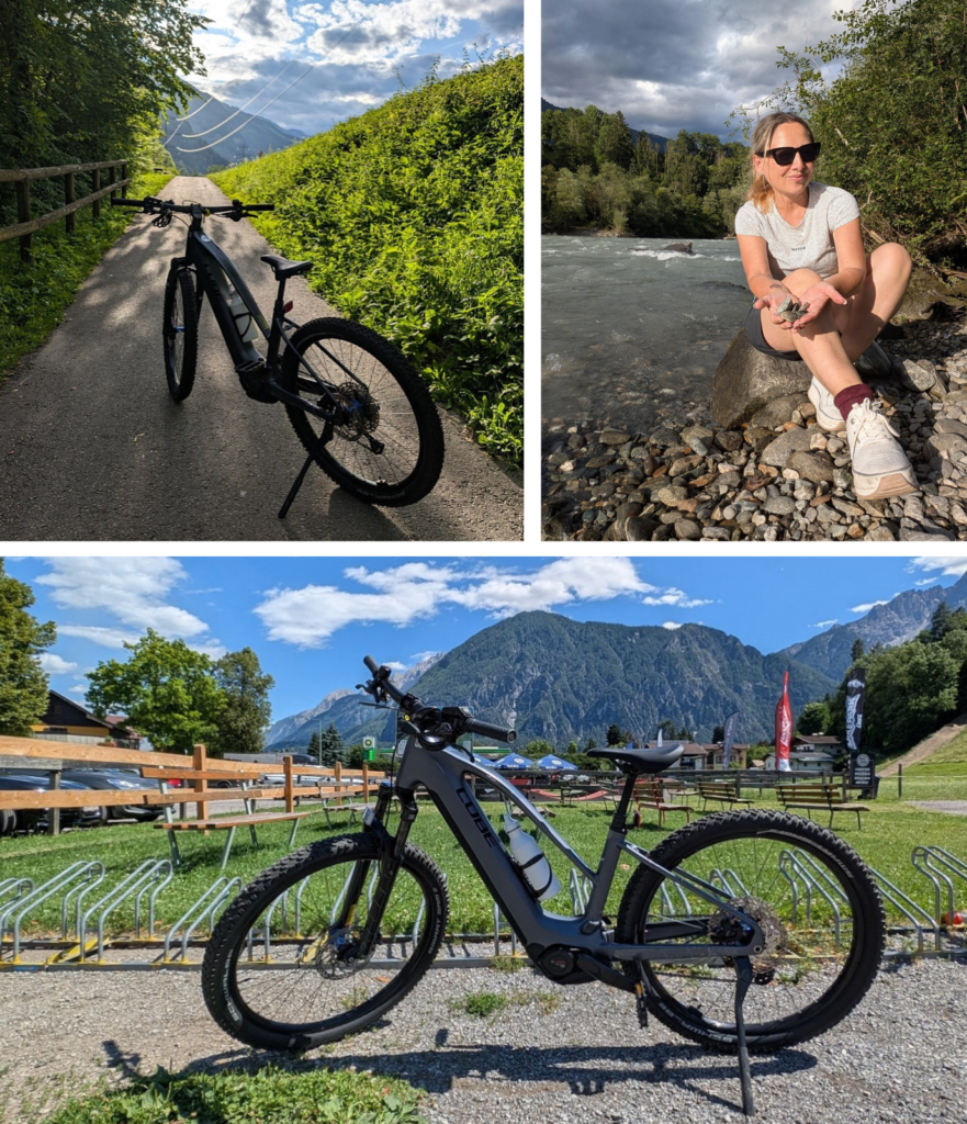Ausflug in Lienz mit dem Bike zum Iseltrail