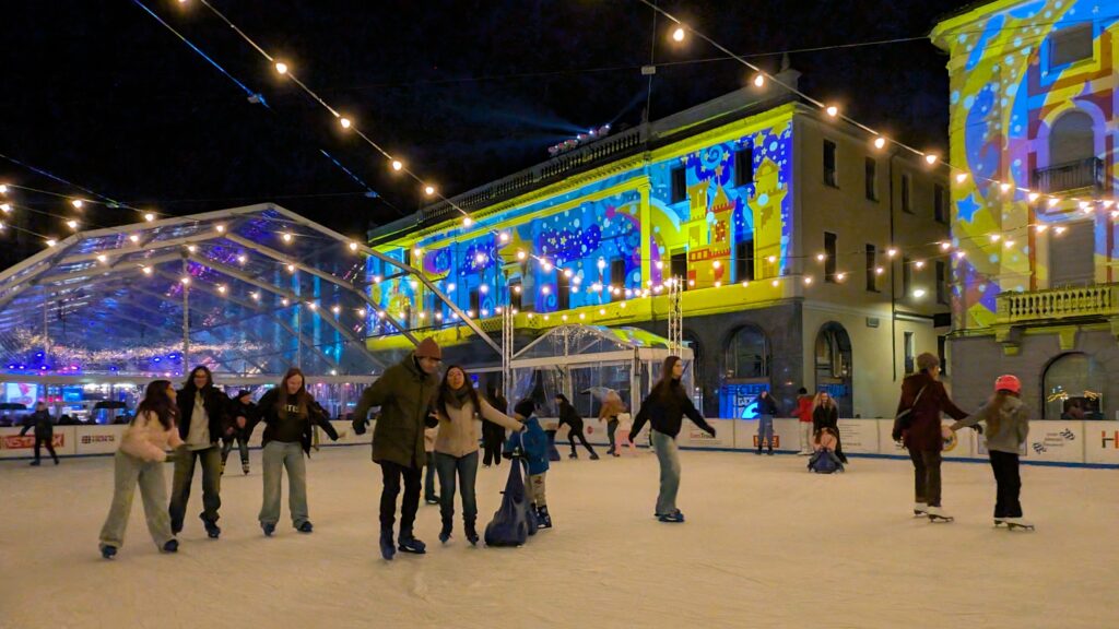 Winterland Locarno Eisbahn