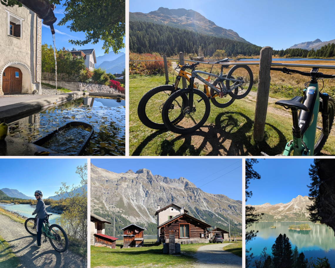 Eine Radtour durch den Schweizer Kanton Graubünden im Engadin