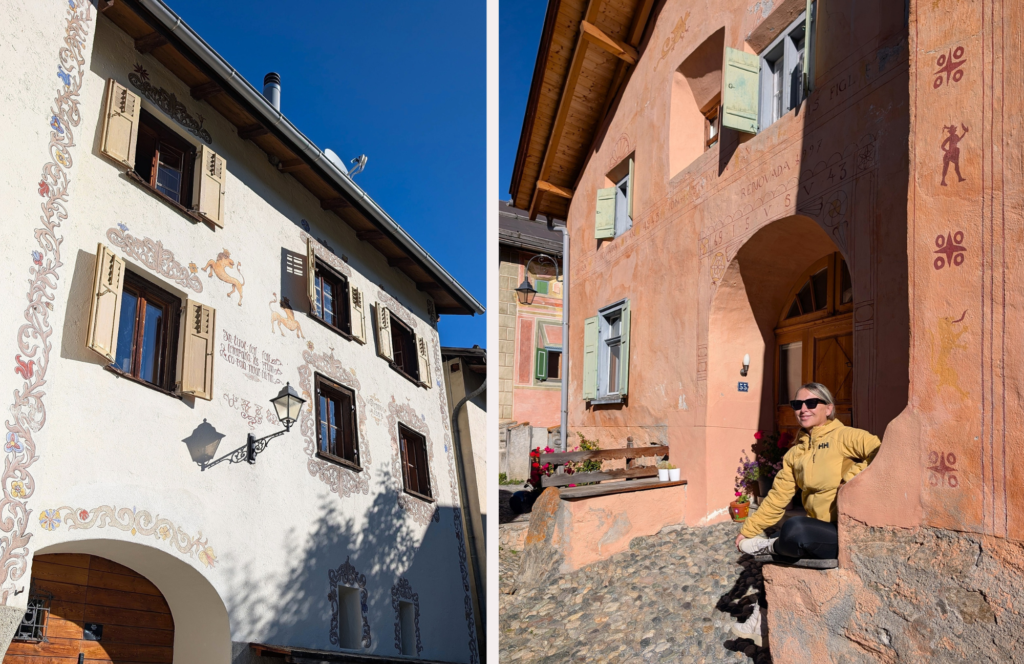 Scraffitos im Unterengadin - die Verzierungen in den alten Bergdörfern im Unterengadin