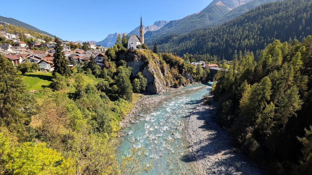 Fahrt ins Unterengadin - dieser Teil ist rauher und wilder